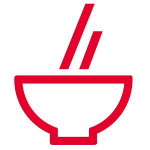 icone bol riz fumant