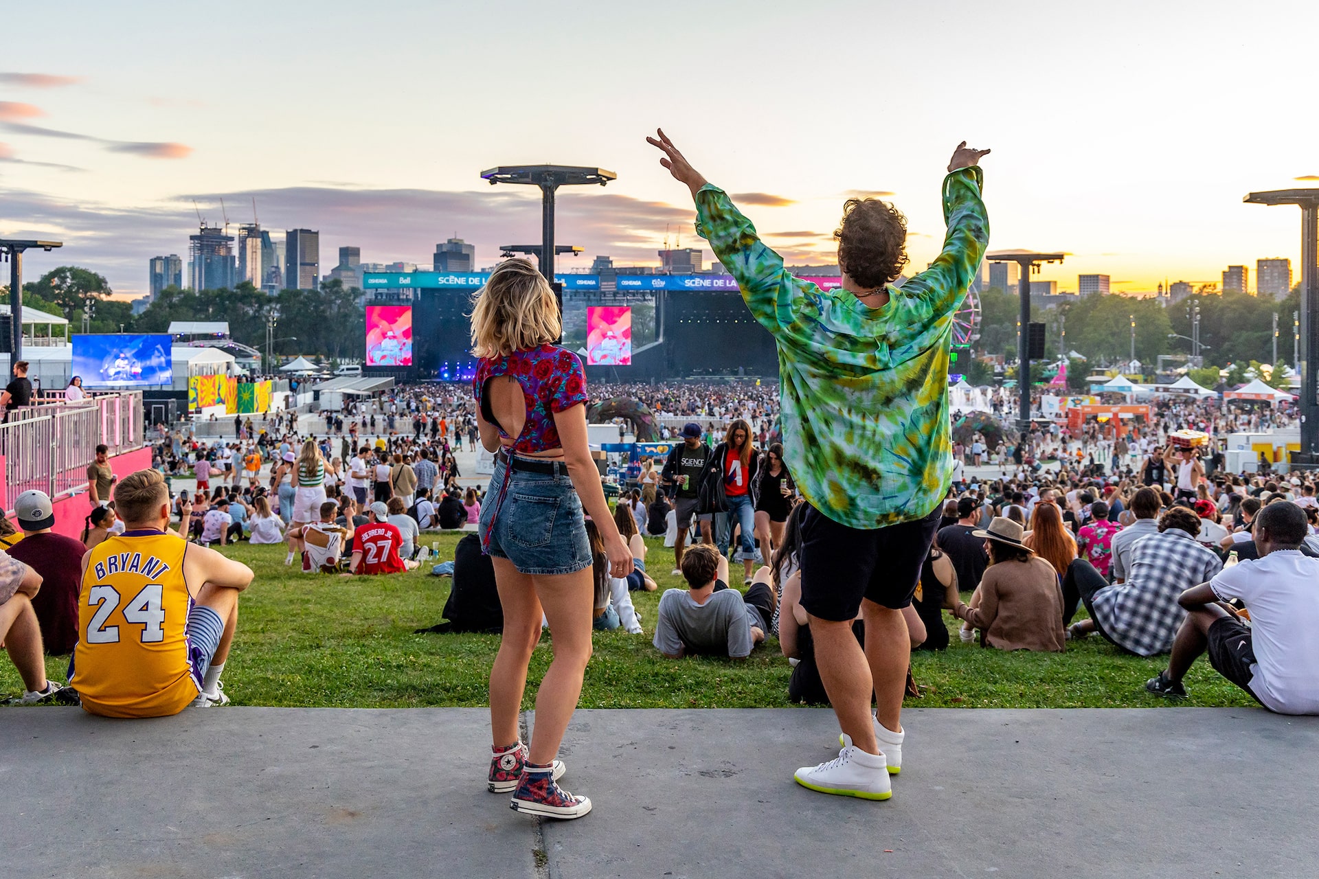 festival dans un parc de Montr&eacute;al