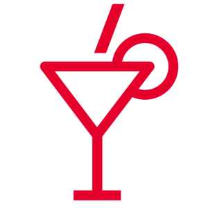 icone d'un verre cocktail